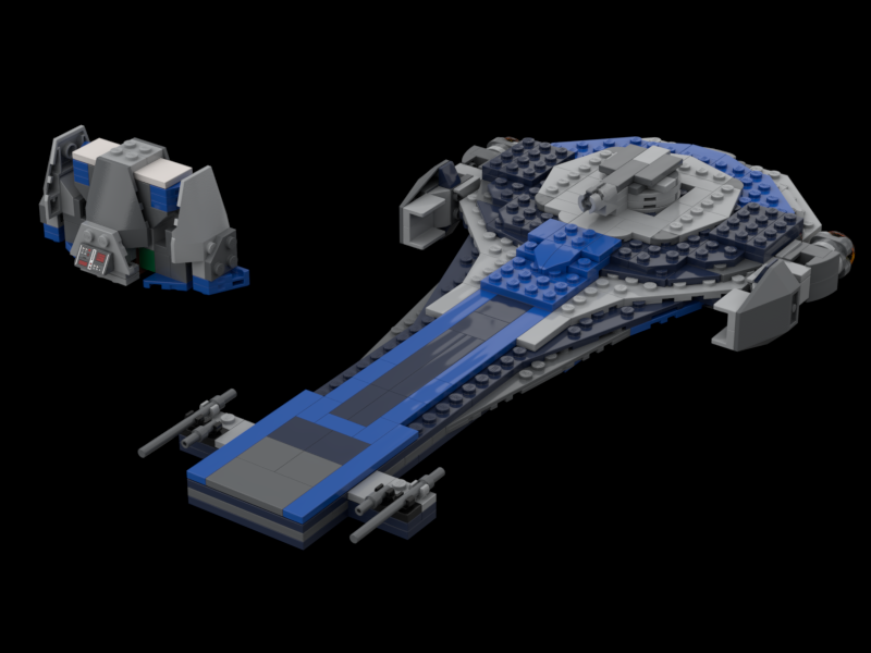 Mandalorian Starfighter 75316 Alt Build Guavian Death Gang Starfighter alternate build