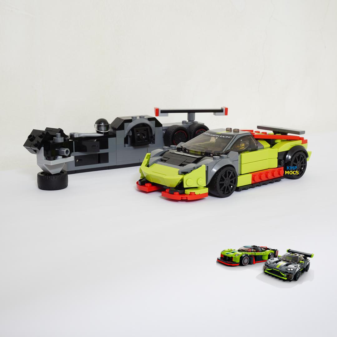 76910 Huracan GT3 & Team Lamborghini Pit Garage alternate build