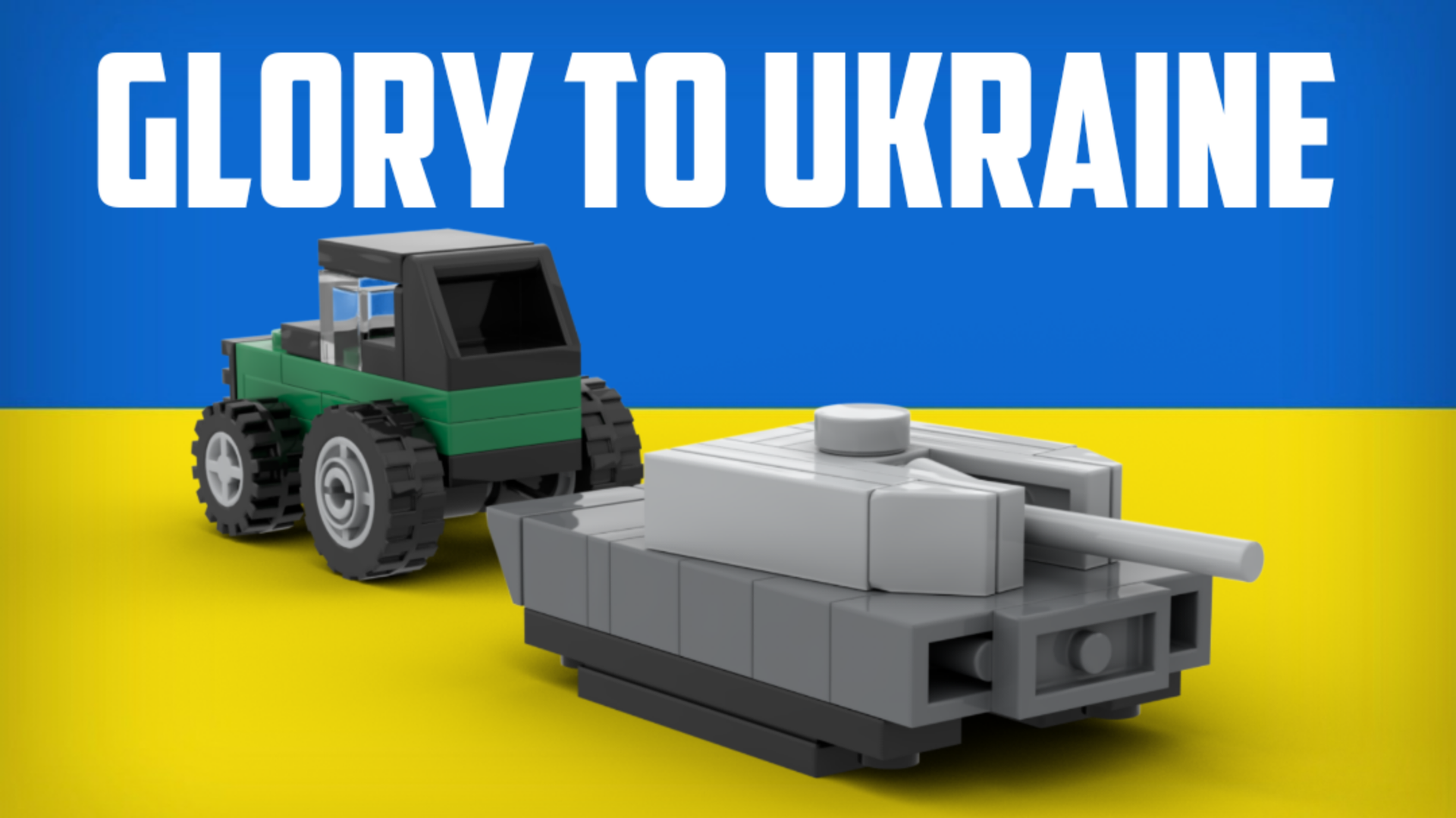 LEGO John Deere Tractor &amp; Russian Tank