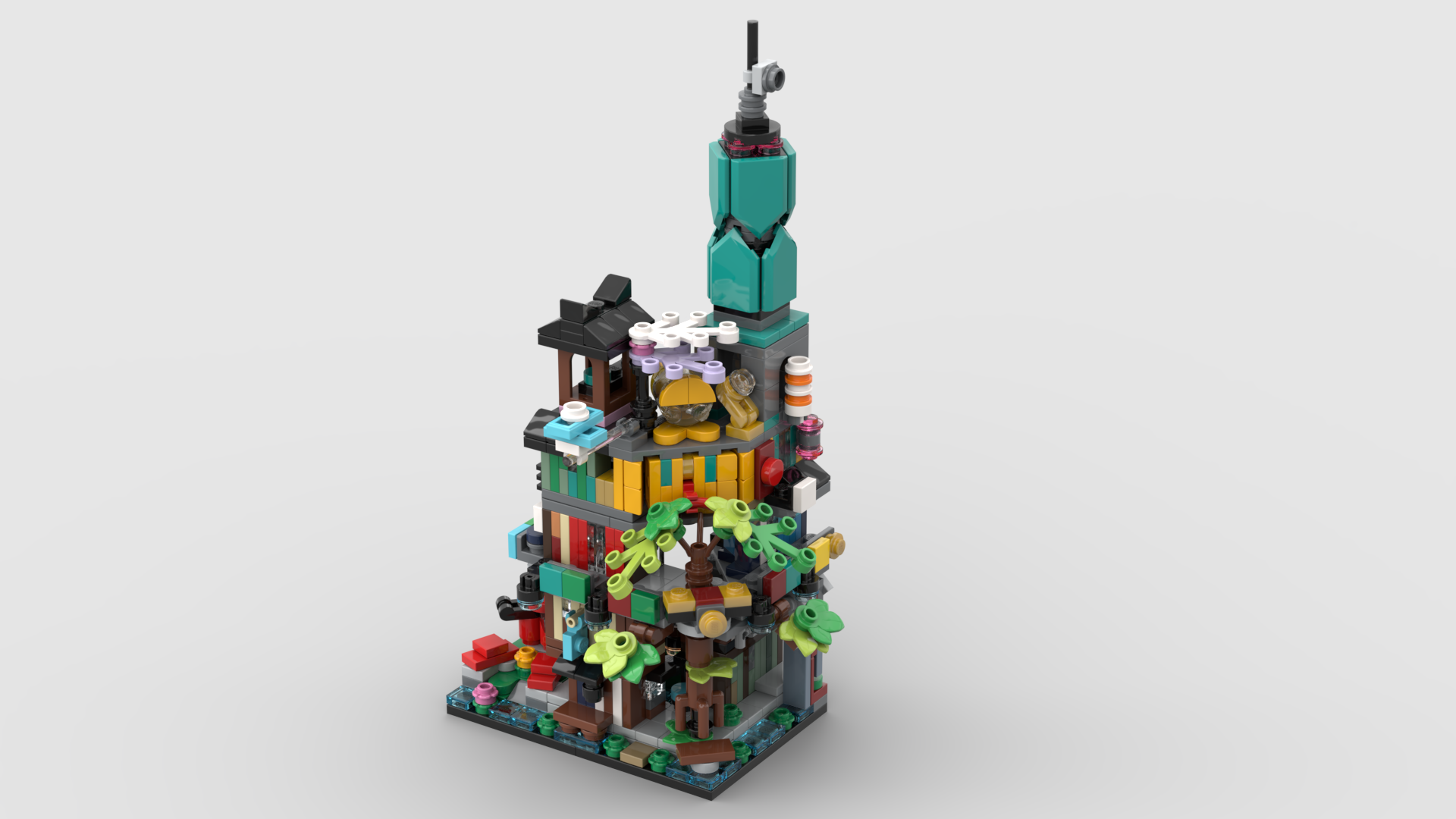 Mini Modular 71741 Ninjago City Gardens