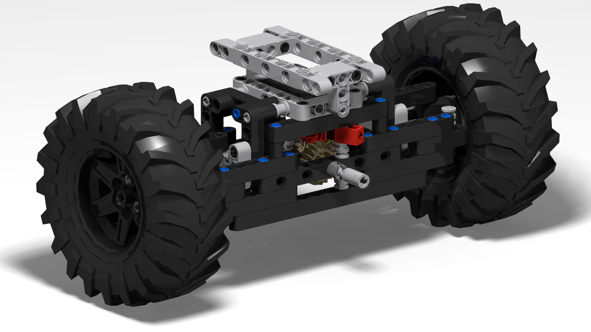 Hinterachse mit Differentialsperre