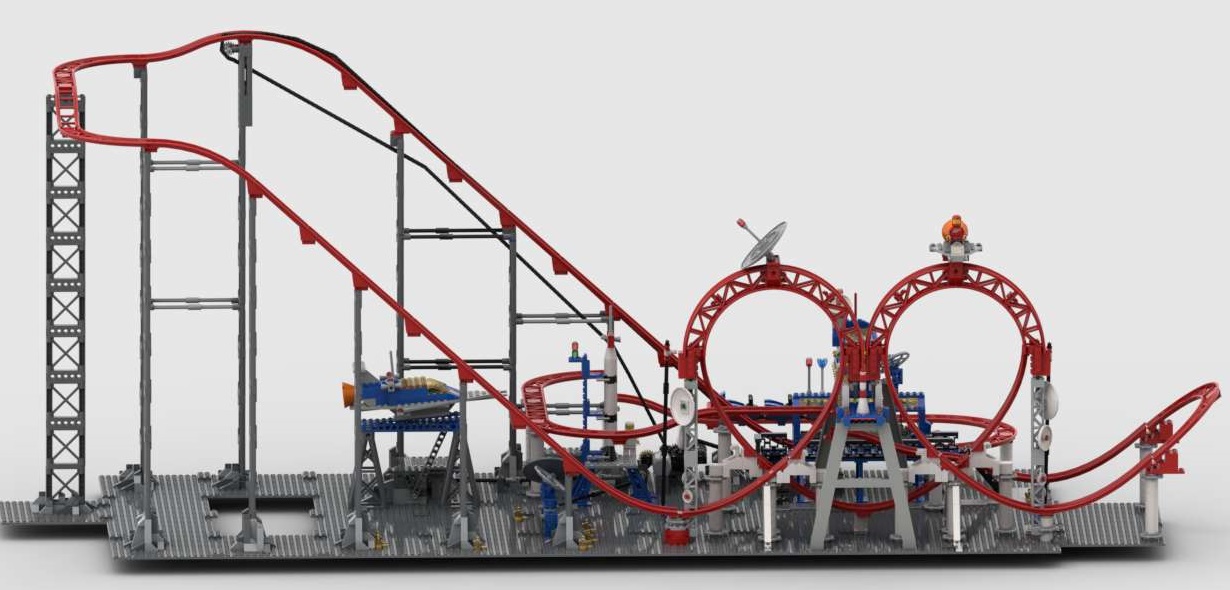Double Looping Rollercoaster