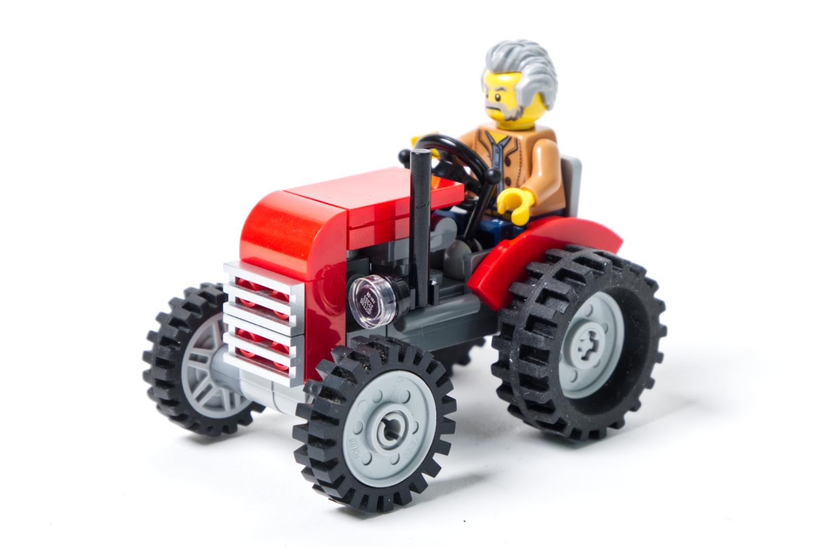 Classic tractor minifig scale