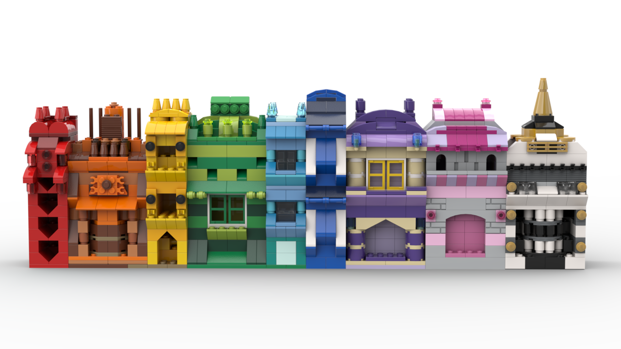 10717 Rainbow houses