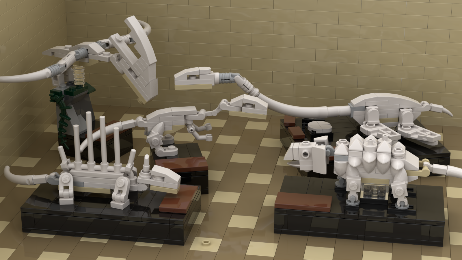 21320 Five prehistoric creatures