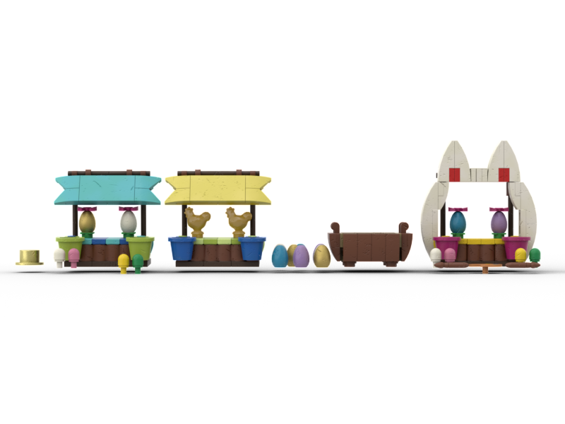 LEGO Worlds Easter Props