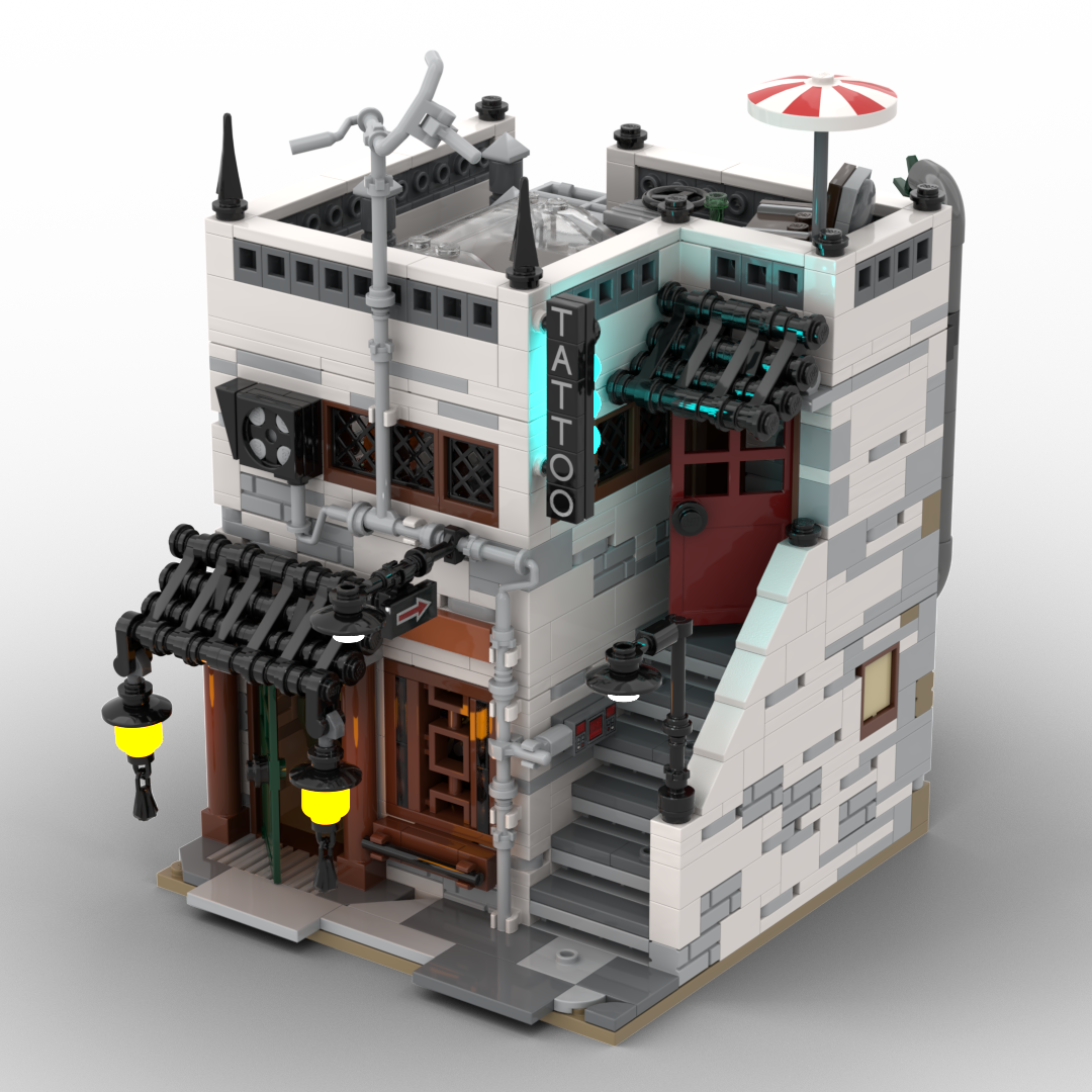 Modular 16x16 Tattoo Parlour / Traditional Chinese Medicine Shop