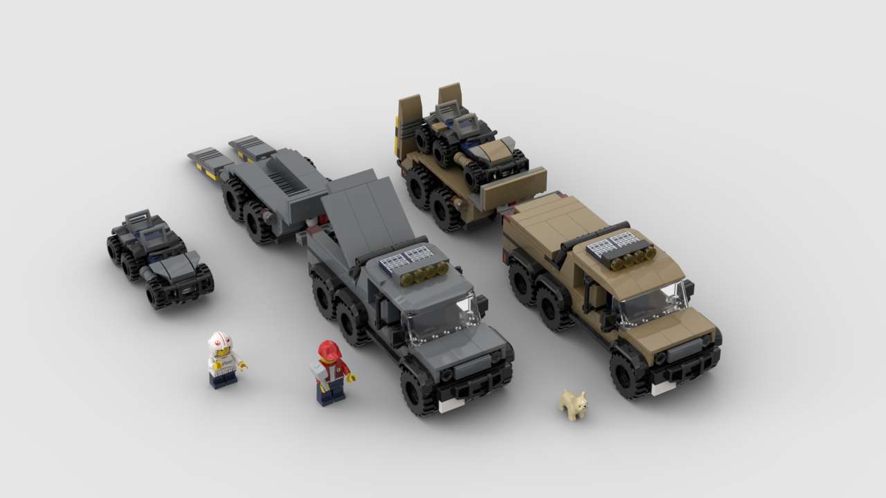 Suzuki Jimny JB74 6x6 + Trailer / Mini 6x6 Buggy