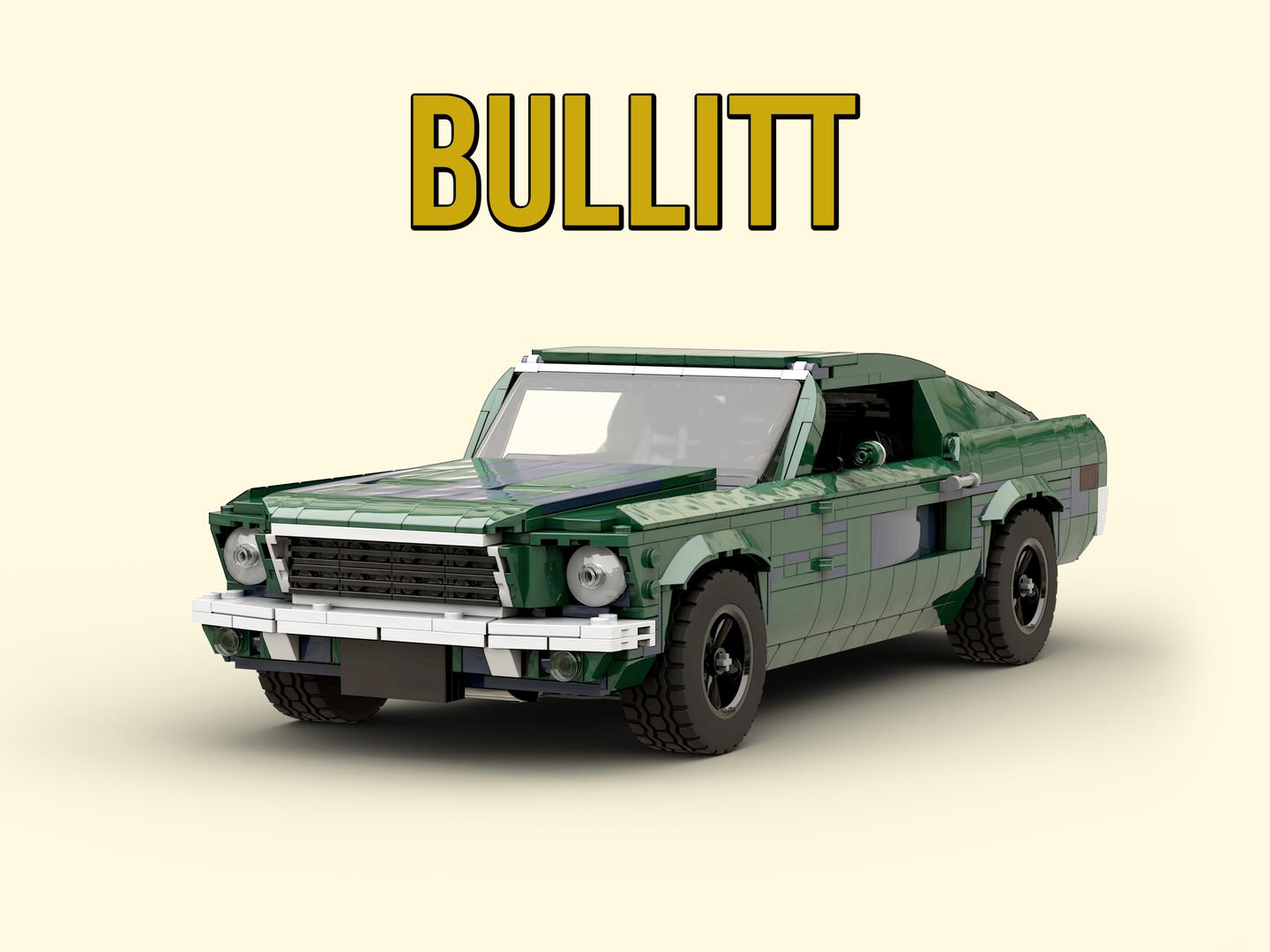 Ford Mustang GT 1968 BULLITT (Lowered)