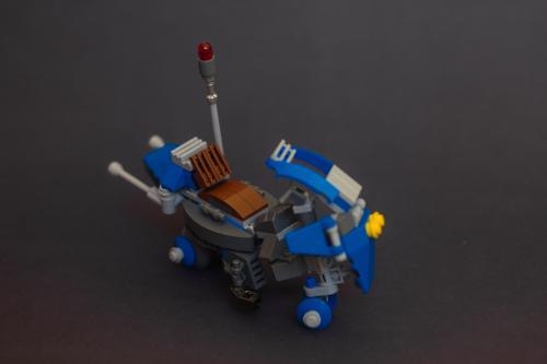 Futuristic Police Motorcycle alternate build