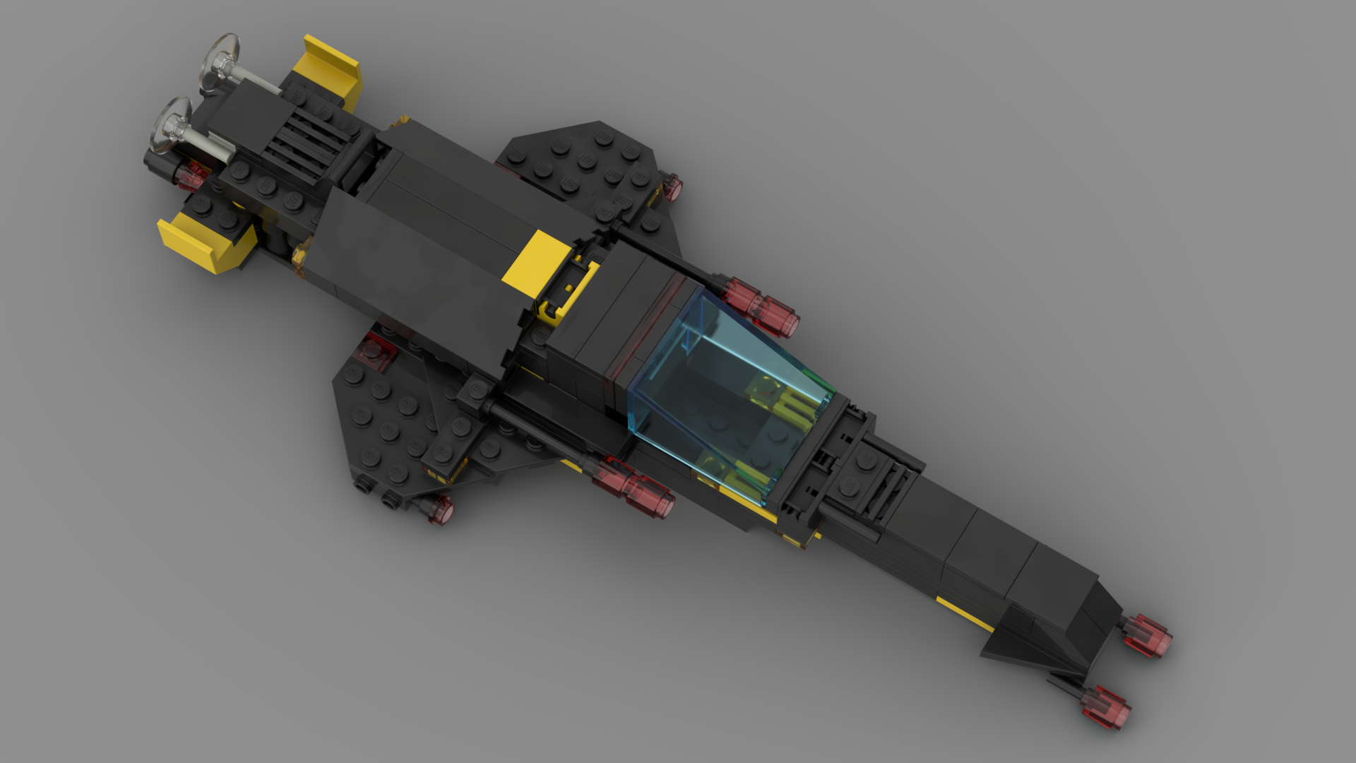 Blacktron modular spaceship