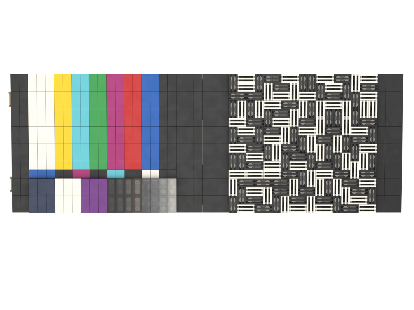 NES TV Test Bars and Static