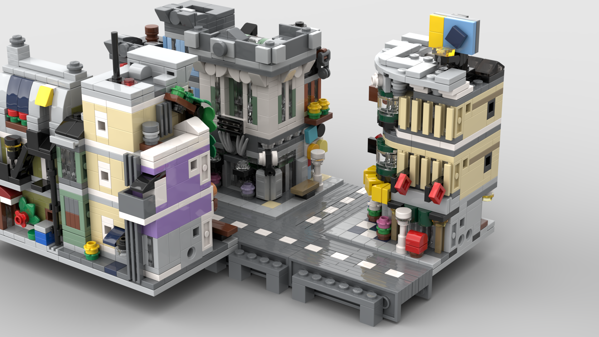 Mini Modular Road Sections