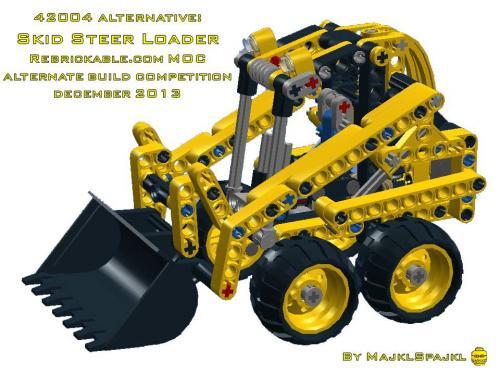 MOC Skid Steer Loader - 42004 Alternate Build