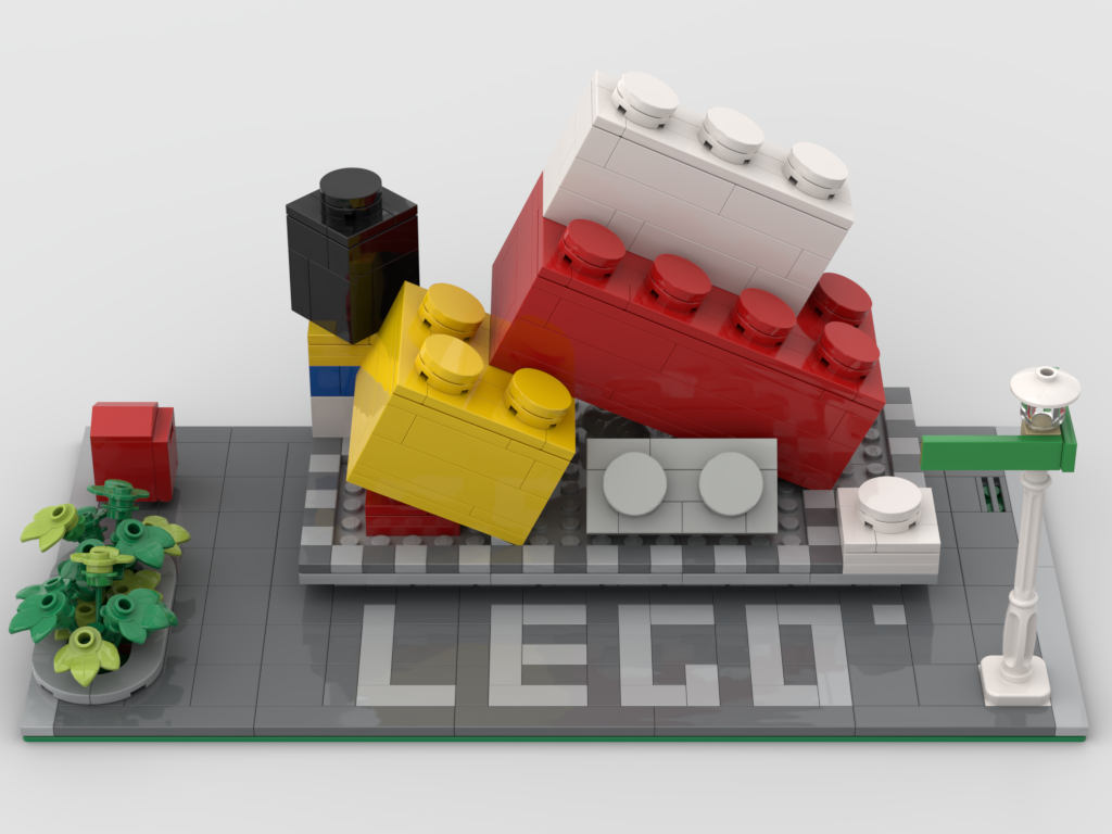 Modular History Basic Brick Monument