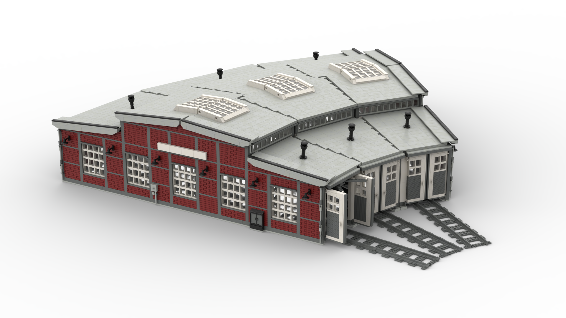 Turntable Roundhouse Ringlokschuppen