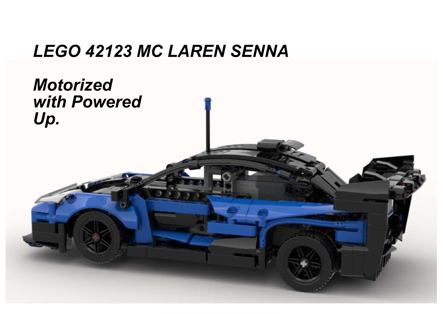 42123 MC LAREN POWERED UP.