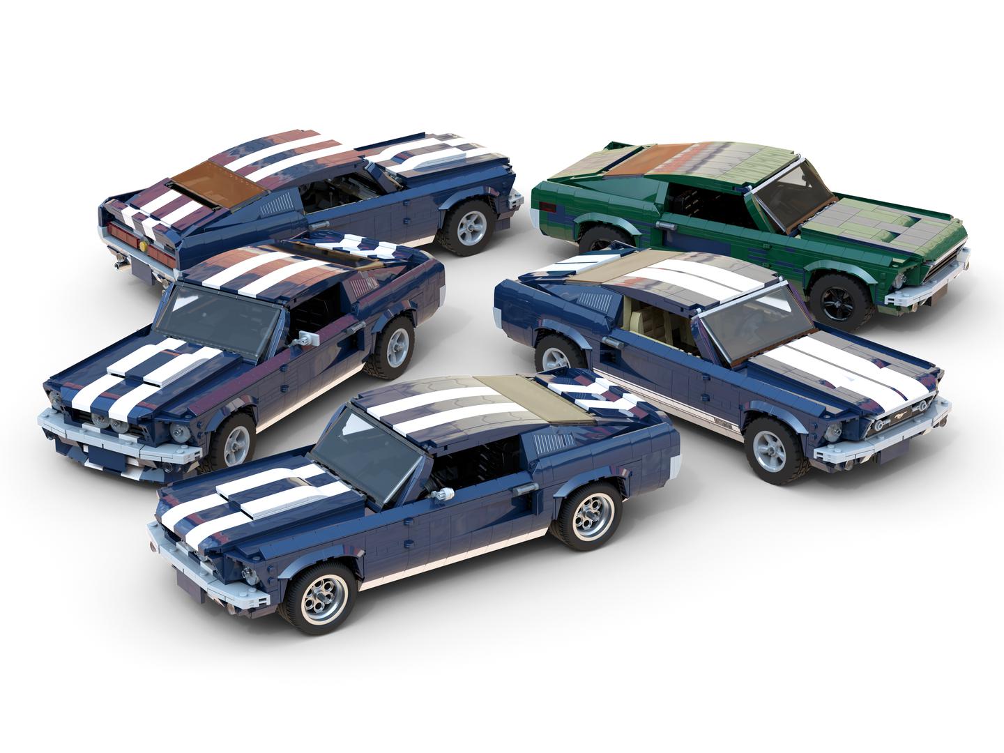 Ford Mustang Shelby GT500 / CR / GT / Bullitt 1967-68 Multipack
