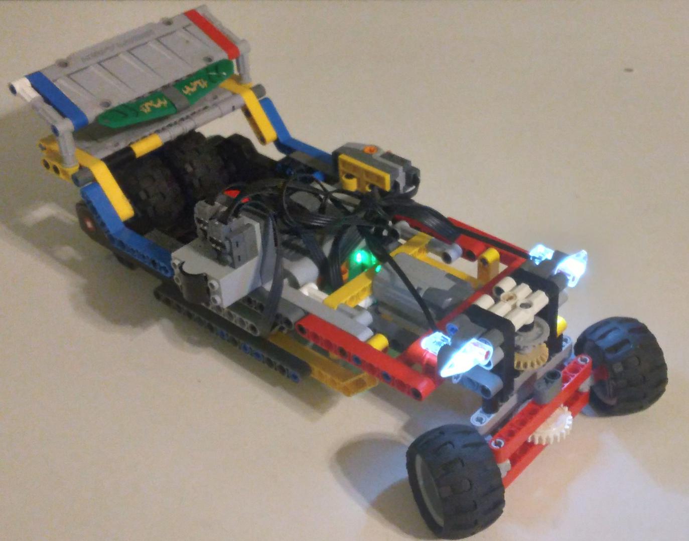 Fast Technic RC Car V2 (Dual Buggy Motor)