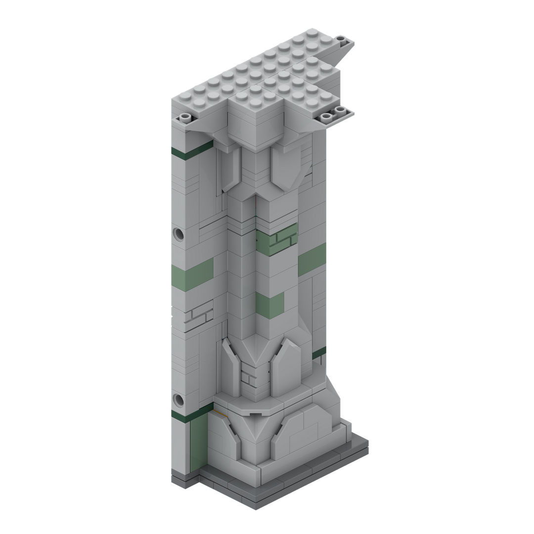 Small dwarven wall pillar