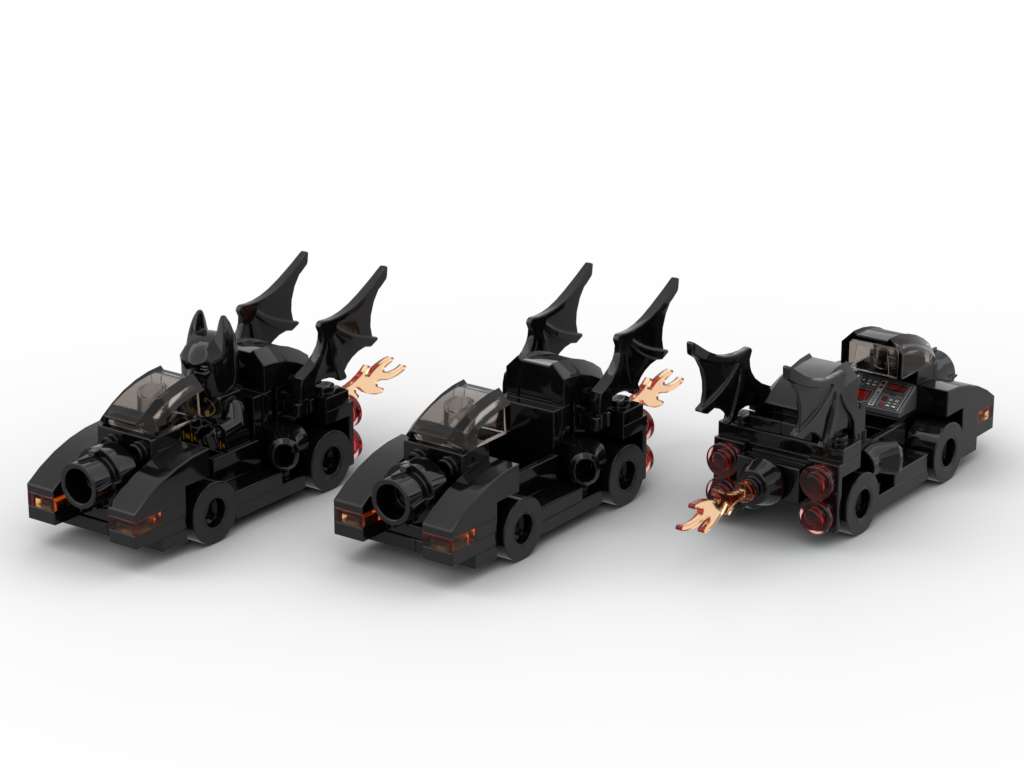 1989 Batmobile - 4 stud wide