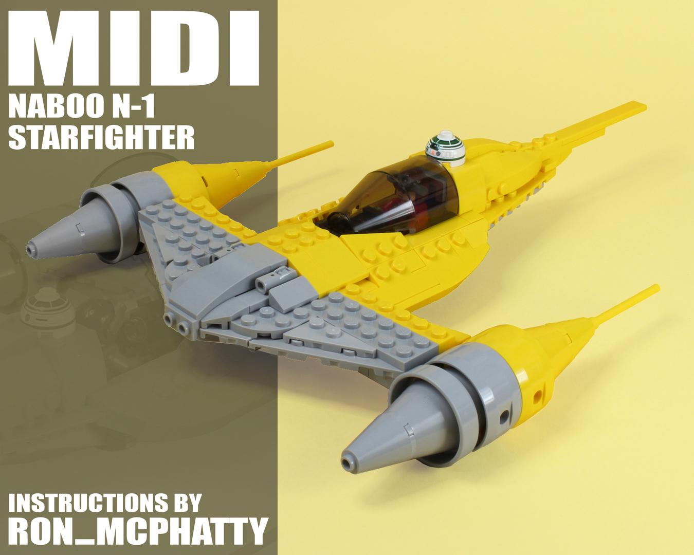 Midi Nabọo N-1 Starfighter (MOC-110240) - LEGO MOC | MOC Tracker