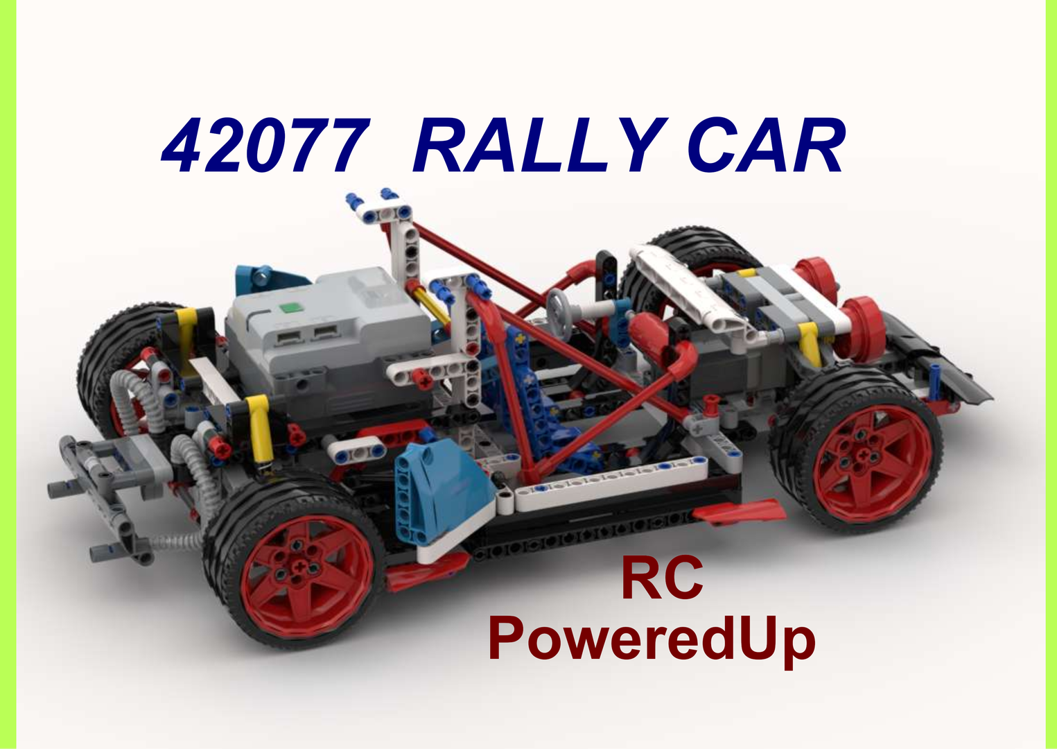 42077 RALLY CAR POWERED UP.