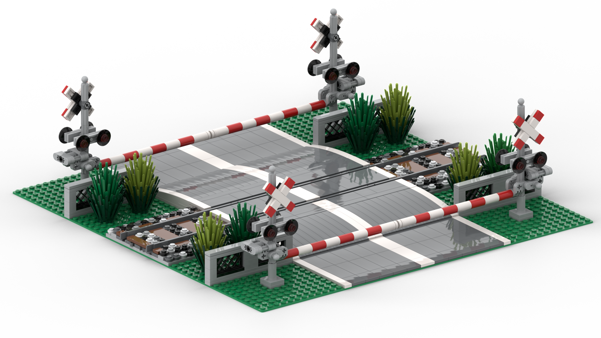 Railroad Crossing - Passage à niveau -- MOC