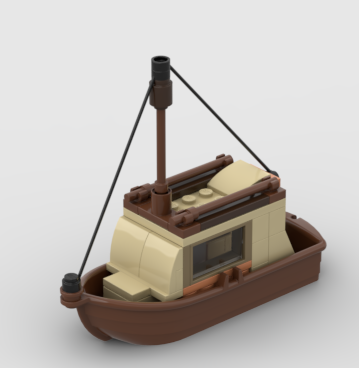 Wooden Sailboat