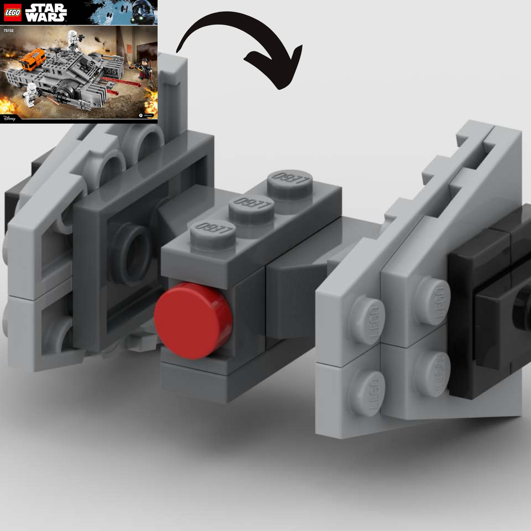 Mini Sith TIE Fighter alternate build