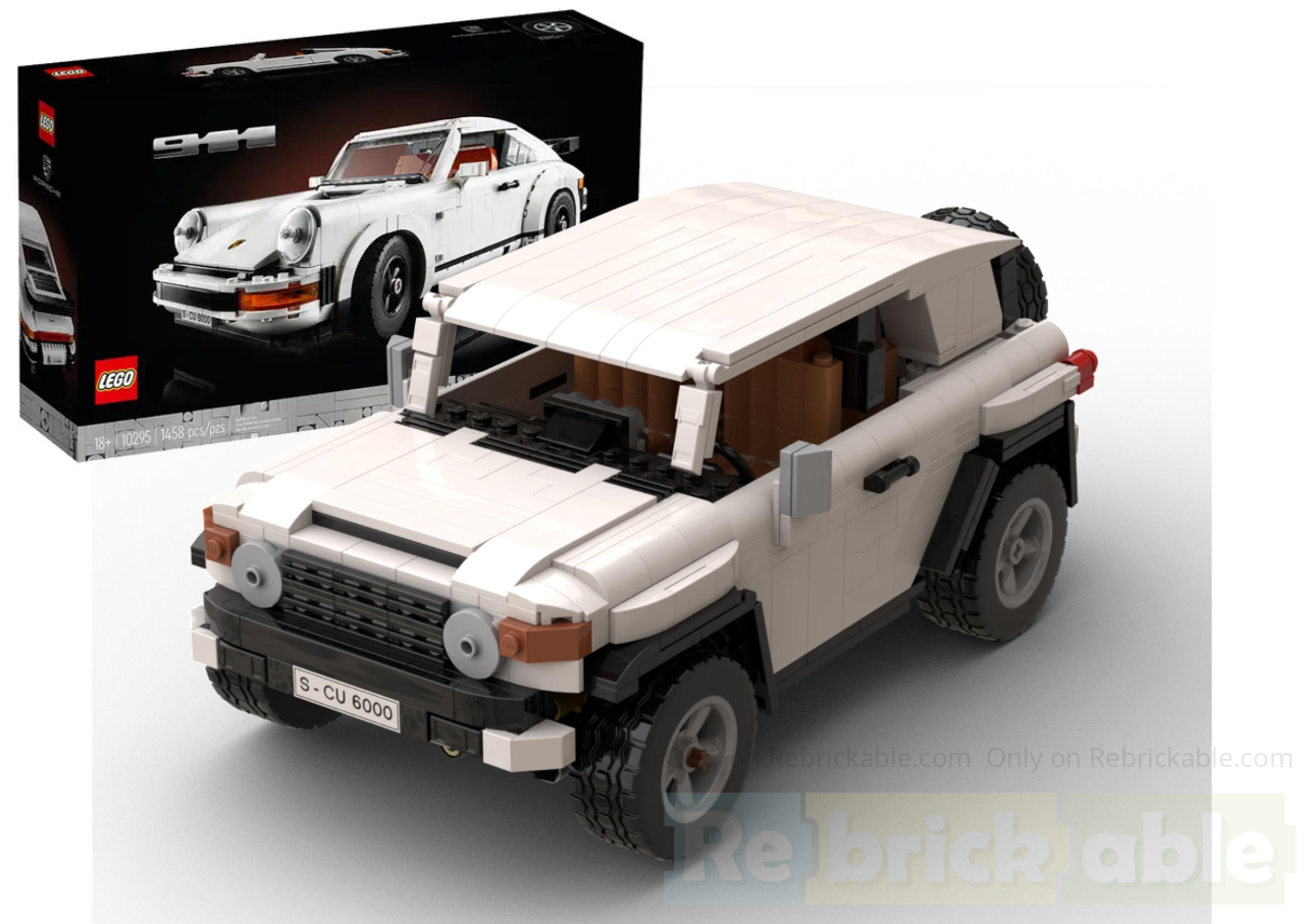 Toyota FJ Cruiser from 10295 Porsche 911
