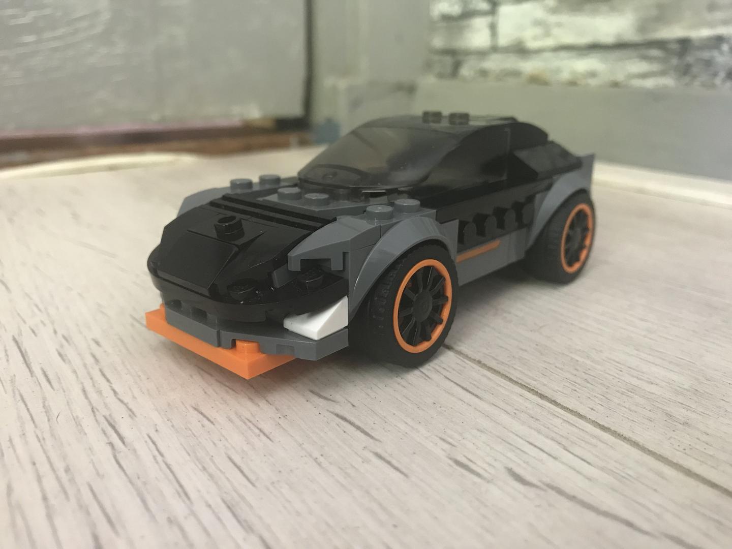jaguar/lamborghini inspired track racer