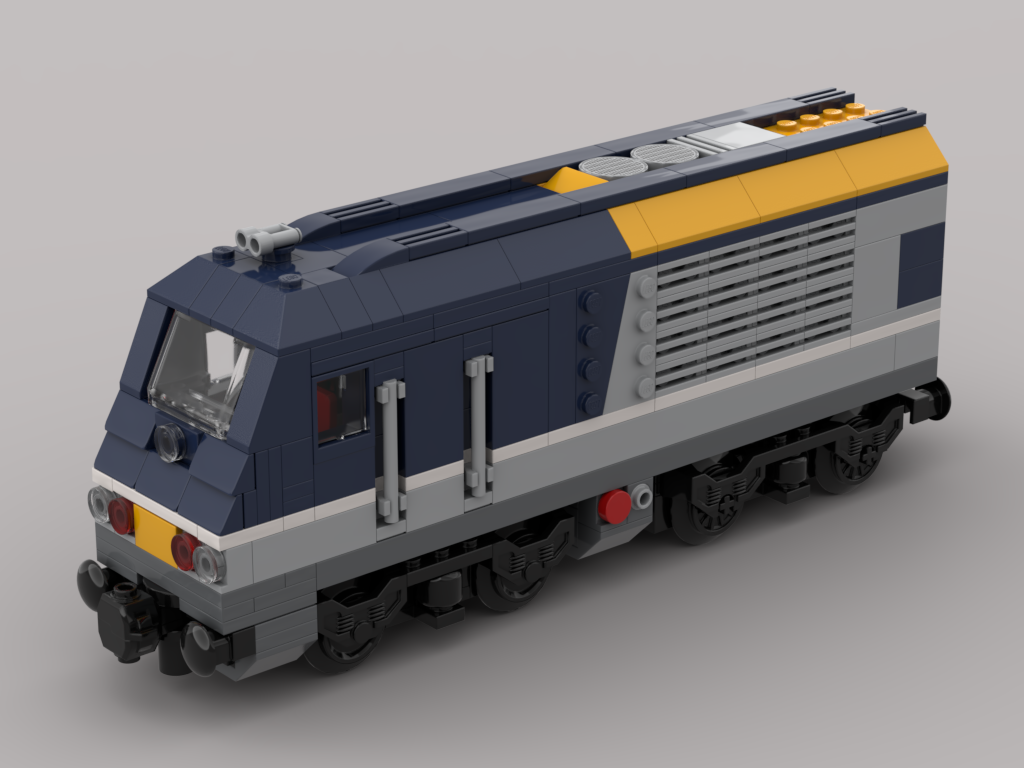 Lego passenger train power car
