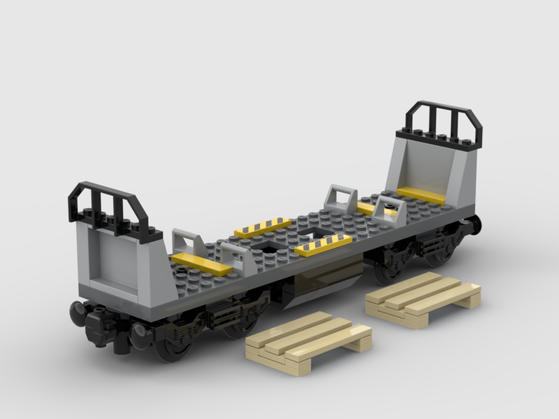 Flatbed Train Car