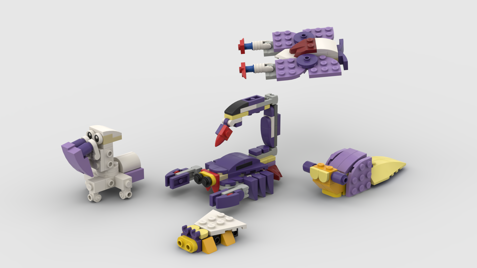 Fantasy garden creatures