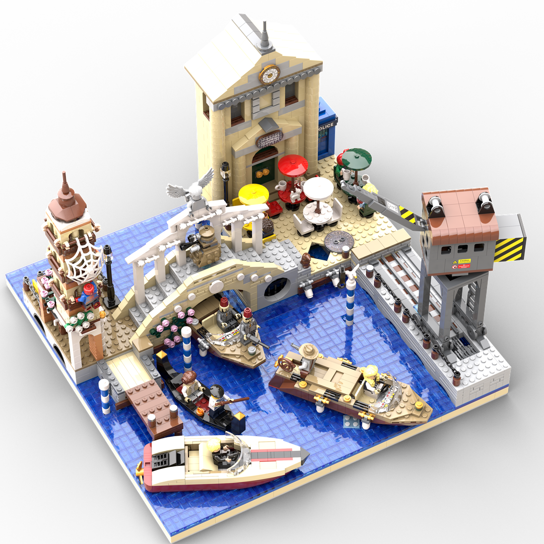 Indiana Jones Last Crusade Venice Canal Chase 7197 vs Hydro-Man Attack 76129