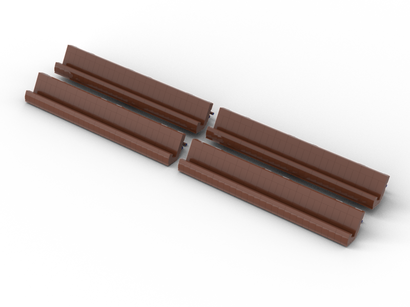 Dominoes Stones Holders x4