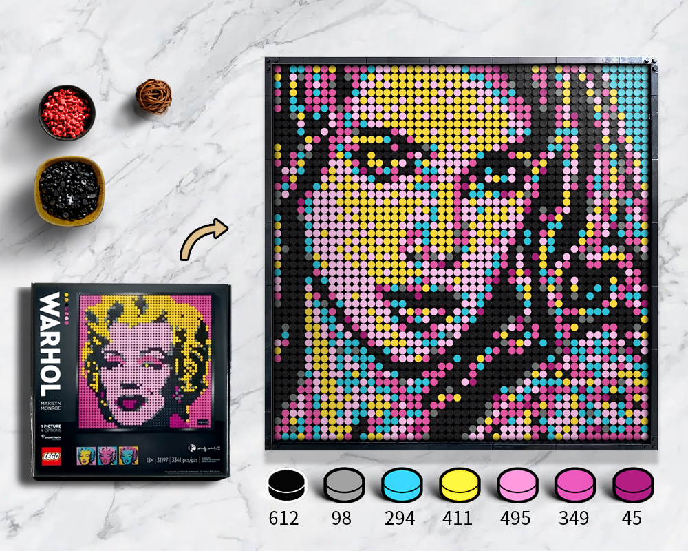 31197 Black Widow mosaic