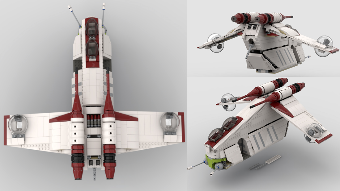 lego Republic  gunship