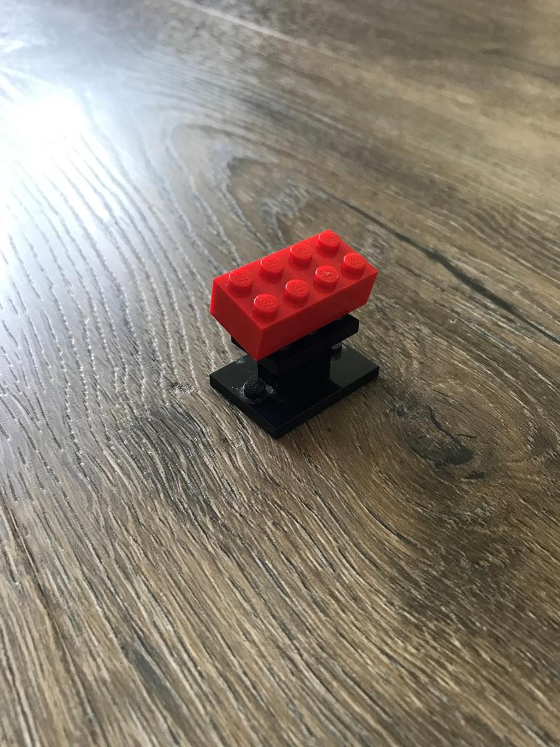 Lego brick trophy stand