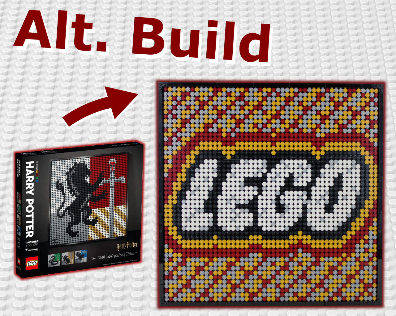 Lego Logo Art Alt Build alternate build