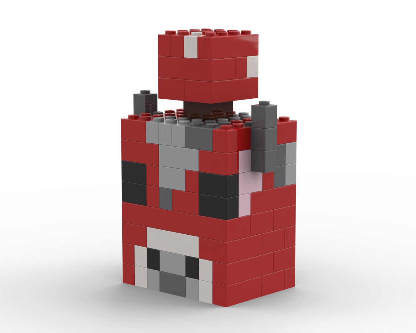 Minecraft - Mushroom Cow Head