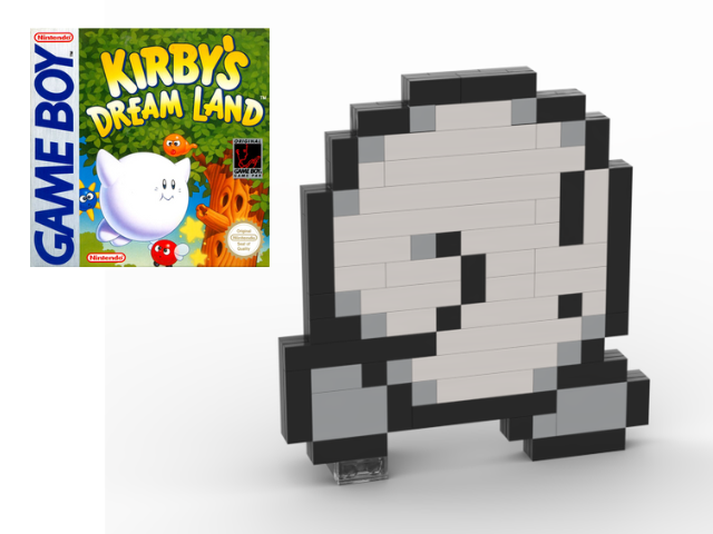 Kirby's Dream Land Game Boy Sprite (MOC-113534) - LEGO MOC | MOC Tracker