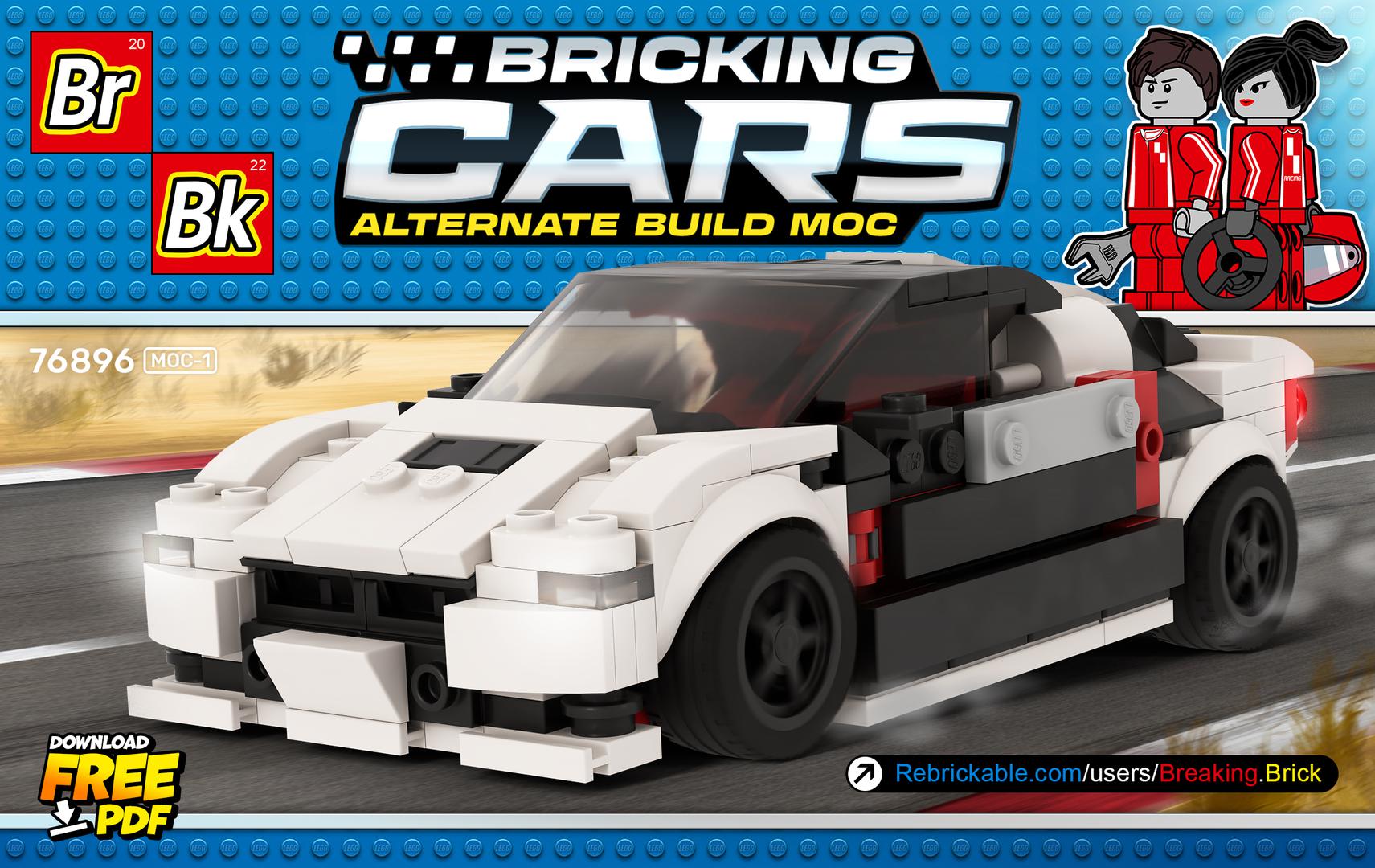 76896 (ALTERNATE MOC - 1)  Sport car alternate build