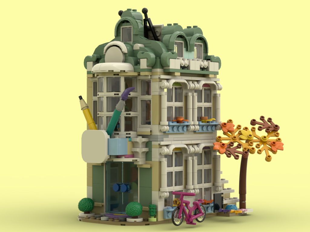 Art School Corner - Alternate Build of Set 41711