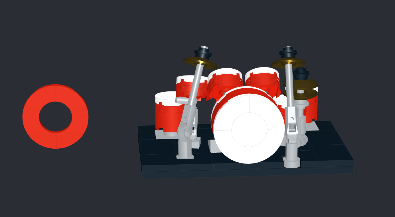 Drumset For Animal