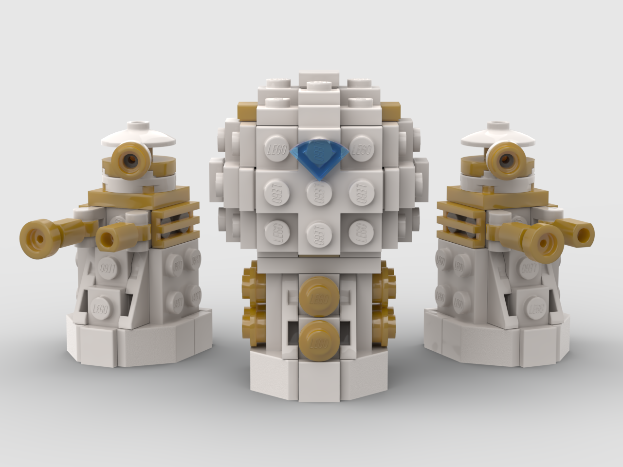 Doctor Who - Emperor Davros and Imperial Daleks