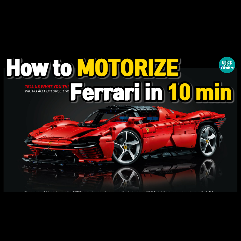 Ferrari Daytona Sp3 RC Motorize LEGO Technic 42143