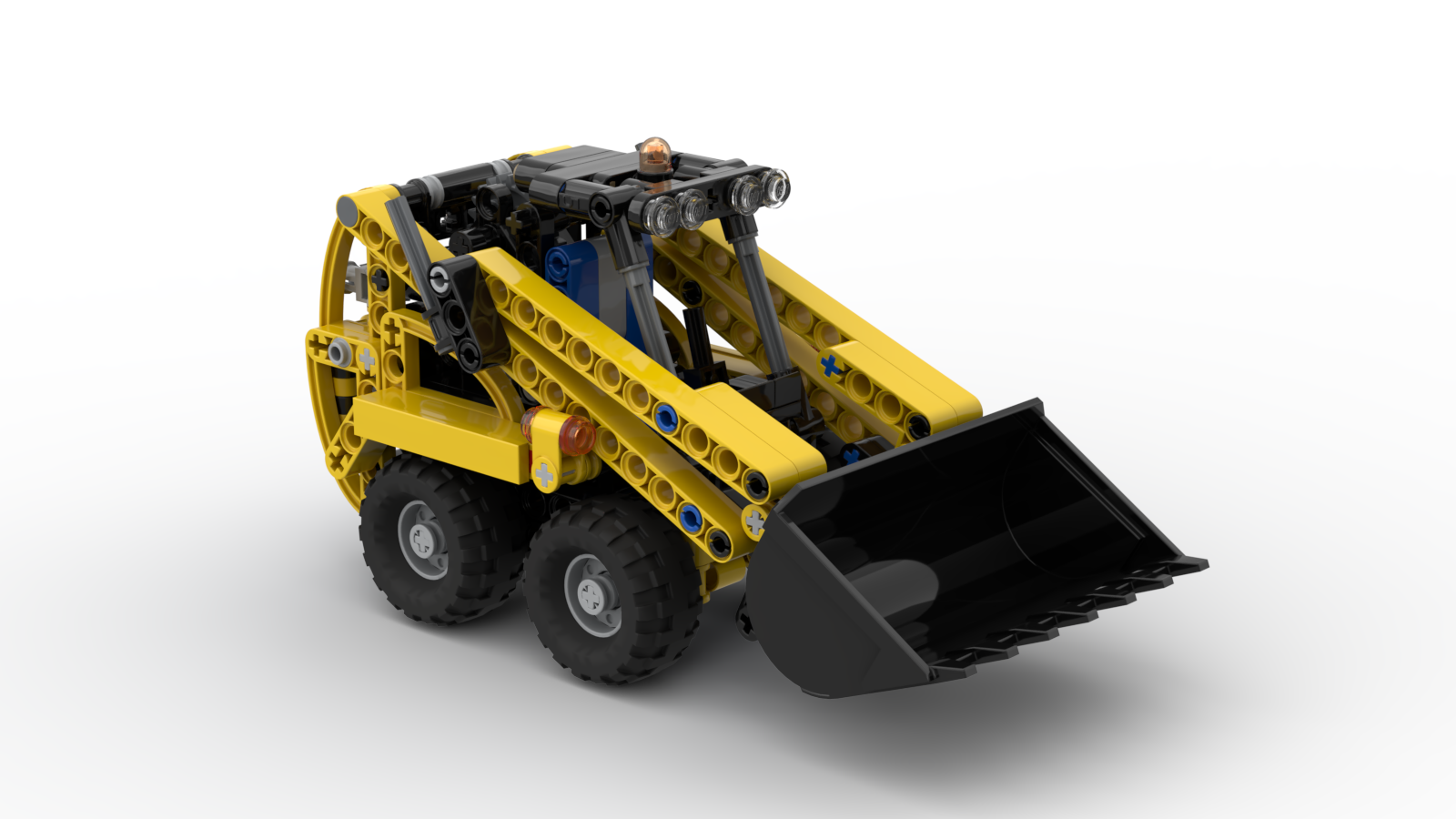 Skid-steer loader (MOC-114147) - LEGO MOC | MOC Tracker