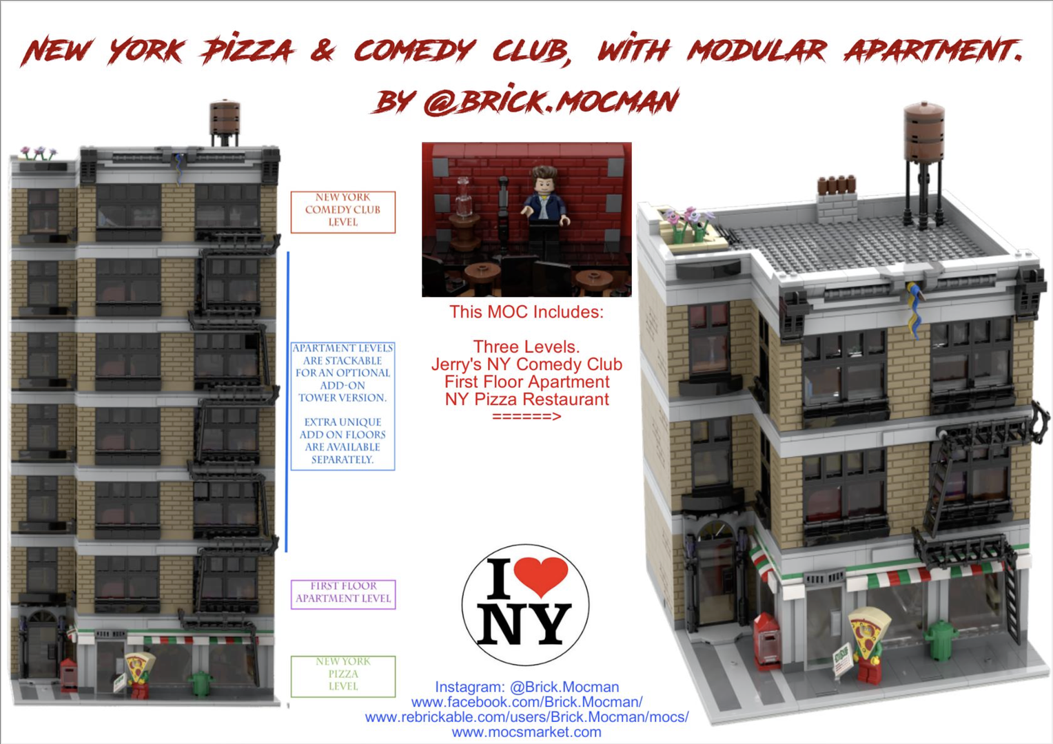 New York Pizza &amp; "Jerry's" Comedy Club